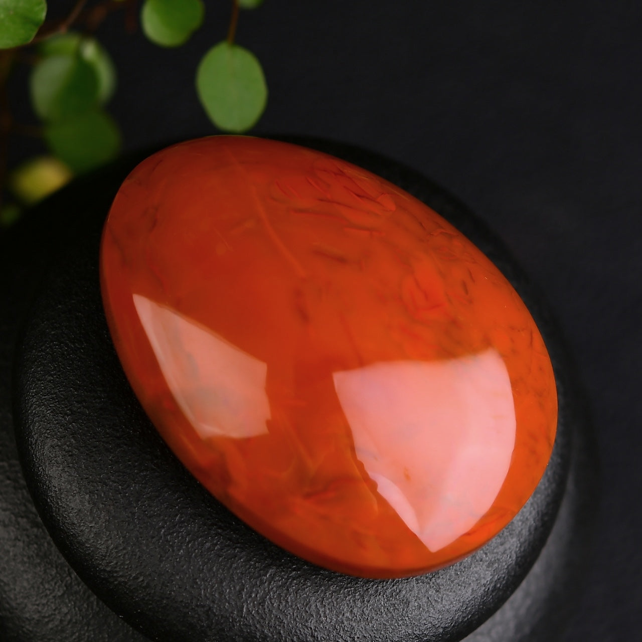 A1909 Beautiful Chinese Nanhong Agate Water Droplet Shape Pendant
