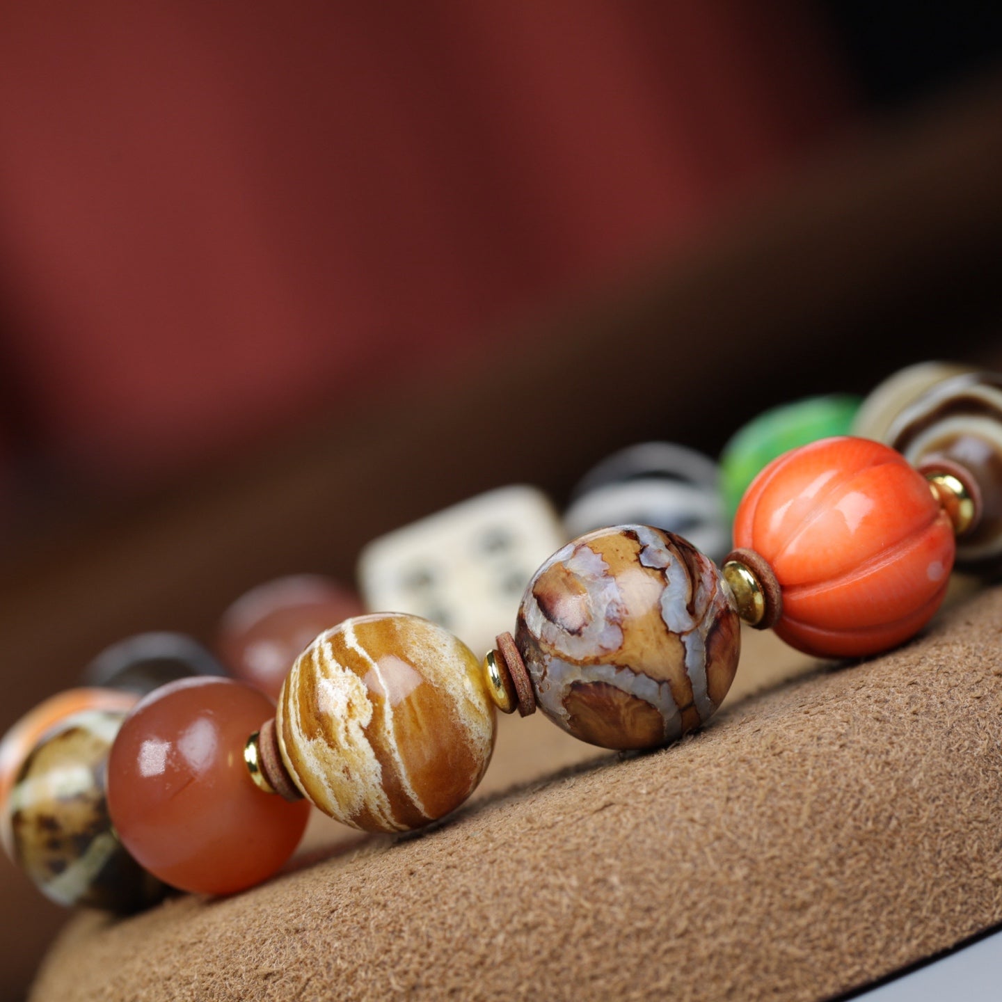 A1934 Hand Woven Beautiful Multicolored Beads Bracelet