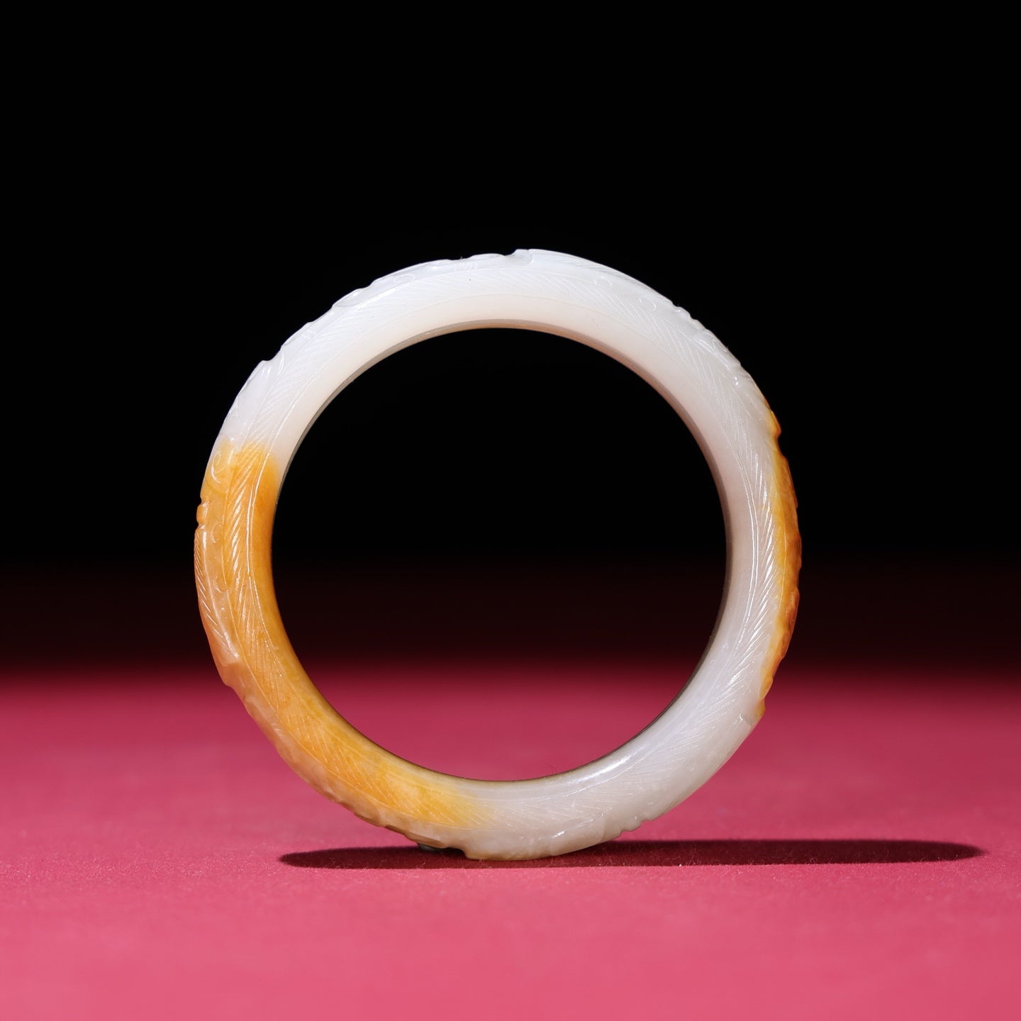 A1959 Inside Diameter 60 MM Chinese Hetian Jade Bracelet