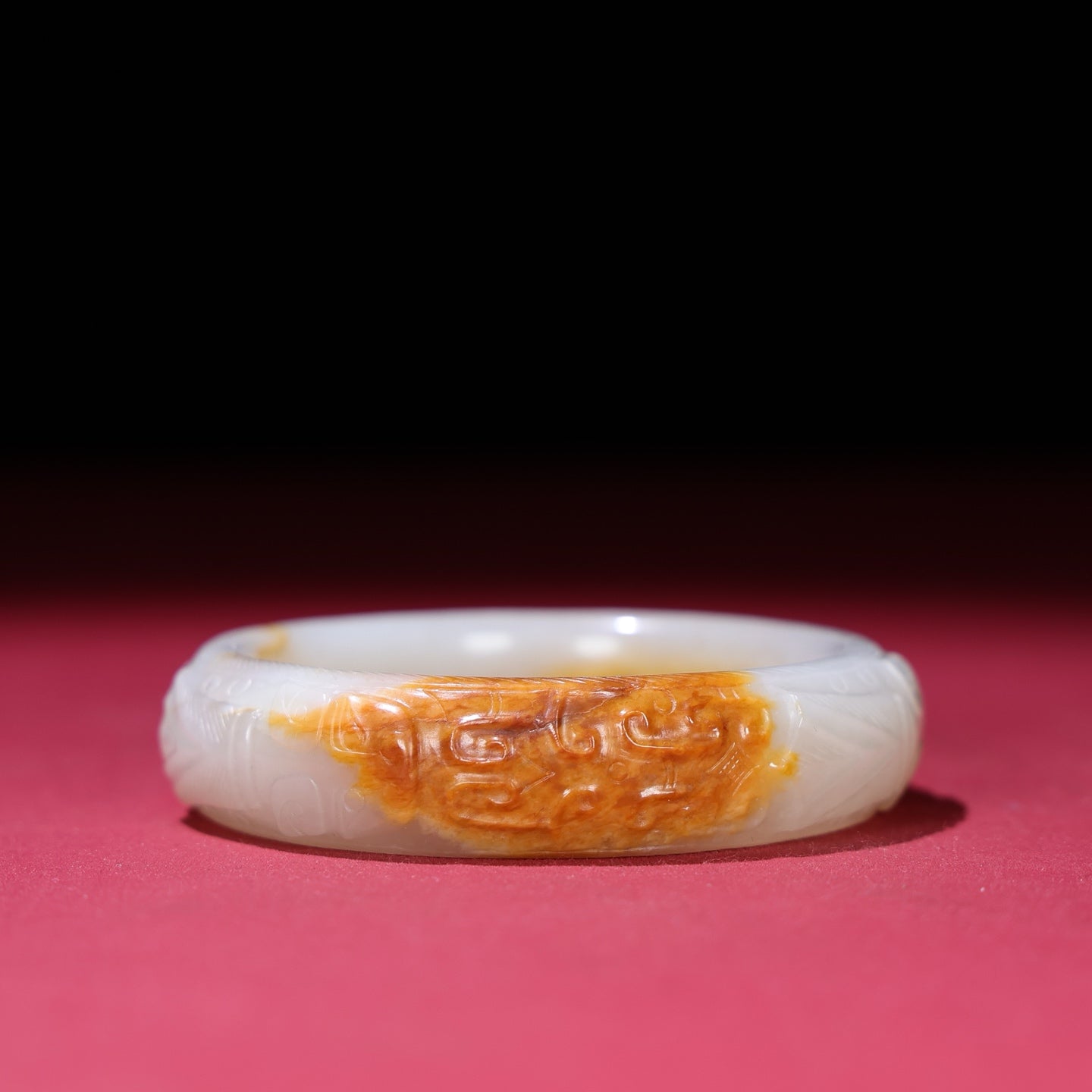 A1959 Inside Diameter 60 MM Chinese Hetian Jade Bracelet