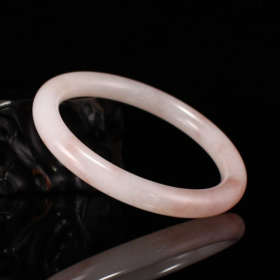 A1970 Inside Diameter 56 MM Natural Quartzite Pink Taohuayu Bracelet