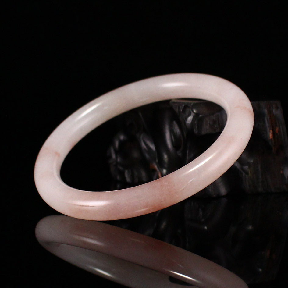 A1970 Inside Diameter 56 MM Natural Quartzite Pink Taohuayu Bracelet
