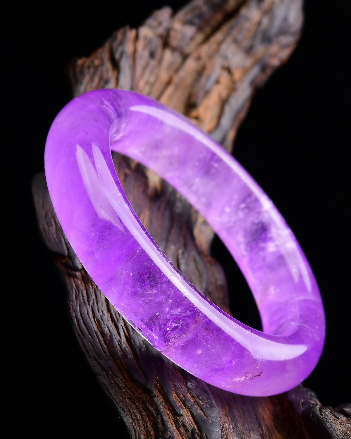 A2042 Inside Diameter 56 MM Exquisite Amethyst Bracelet
