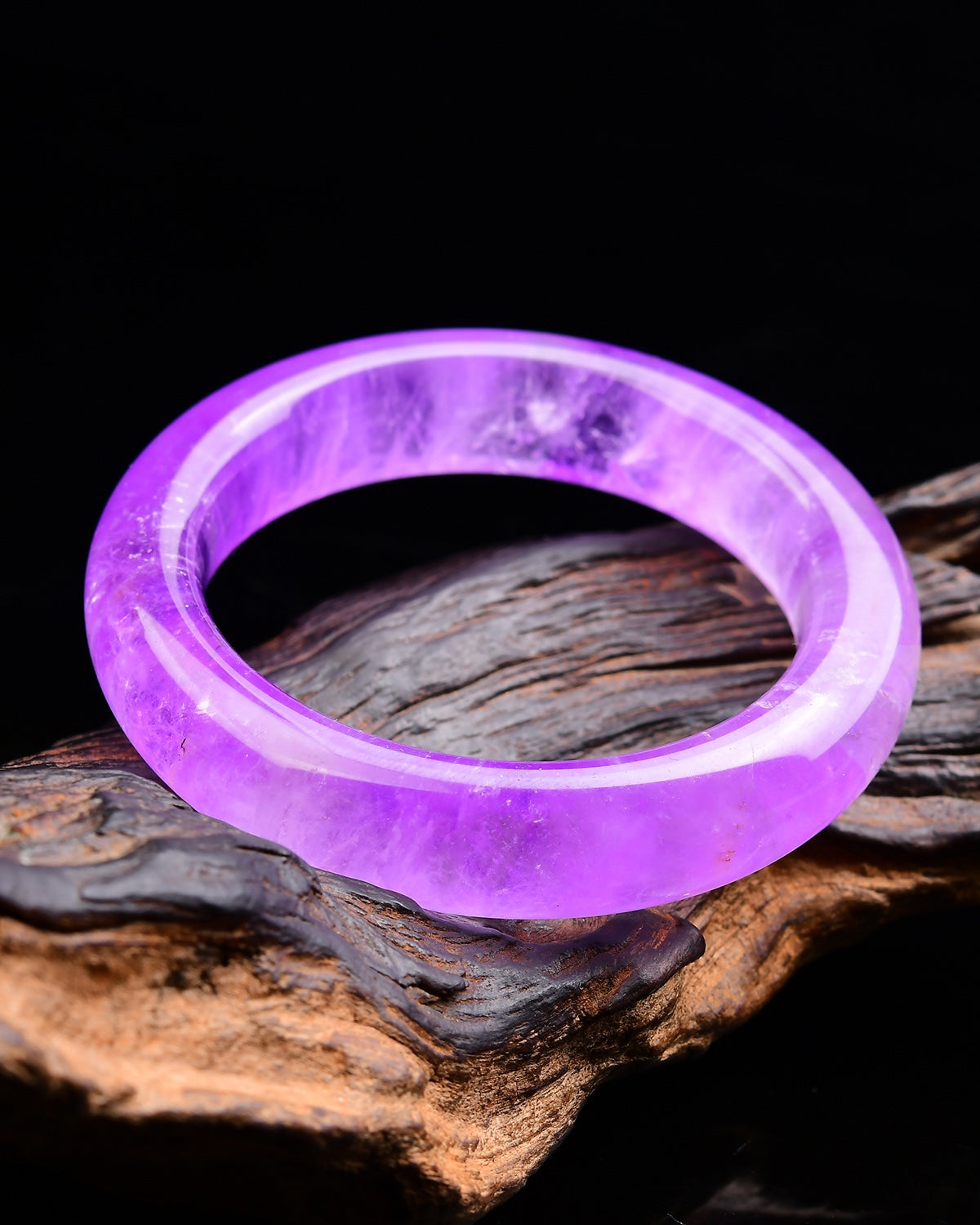 A2042 Inside Diameter 56 MM Exquisite Amethyst Bracelet