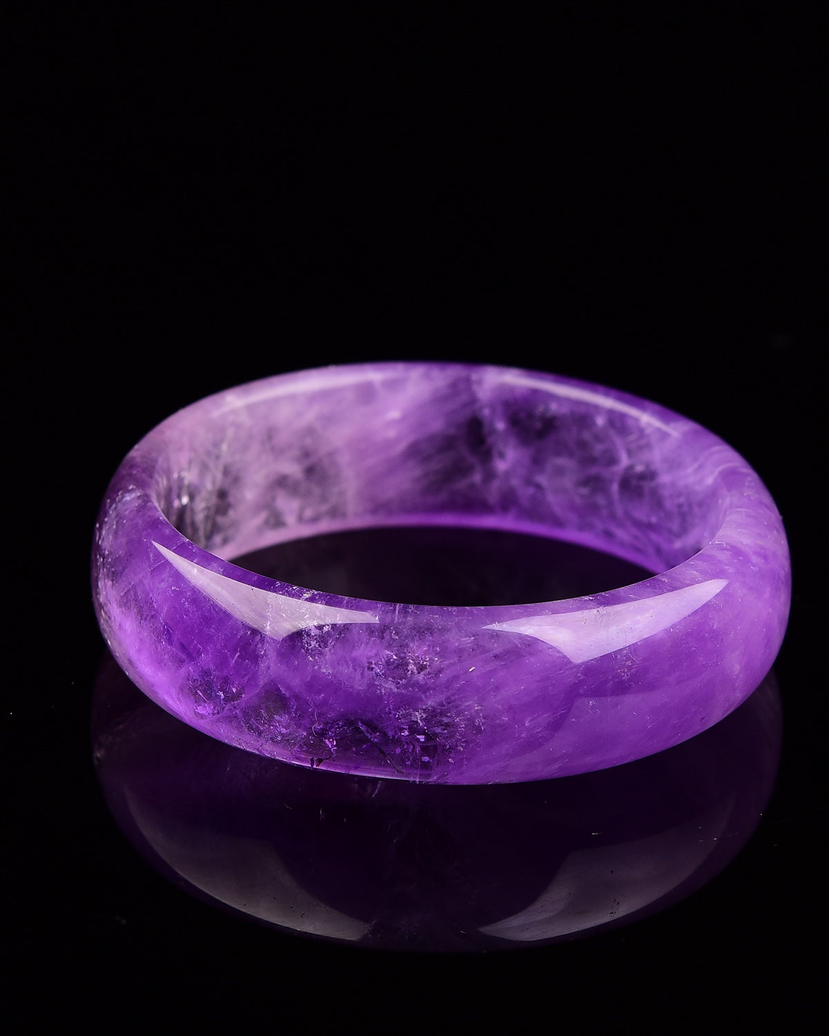 A2047 Inside Diameter 59 MM Exquisite Amethyst Bracelet