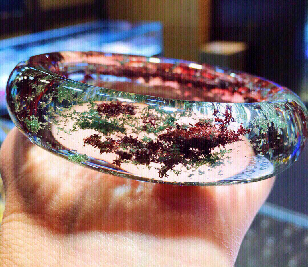 A2072 Inside Diameter 56 MM Beautiful Multi-coloured Crystal Bracelet