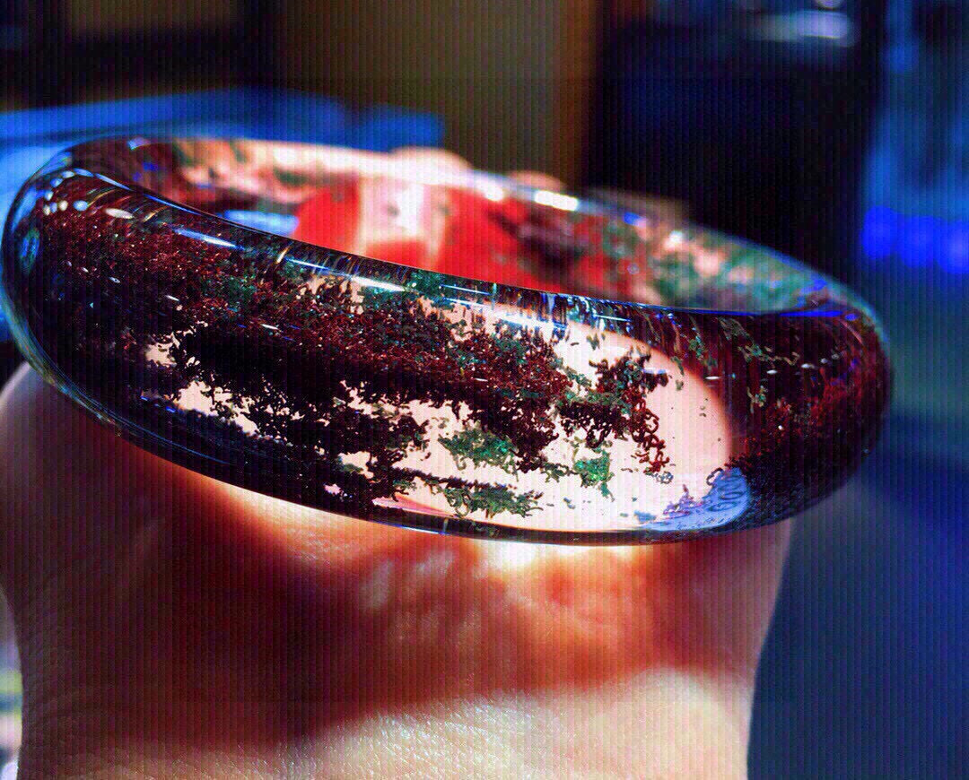 A2072 Inside Diameter 56 MM Beautiful Multi-coloured Crystal Bracelet