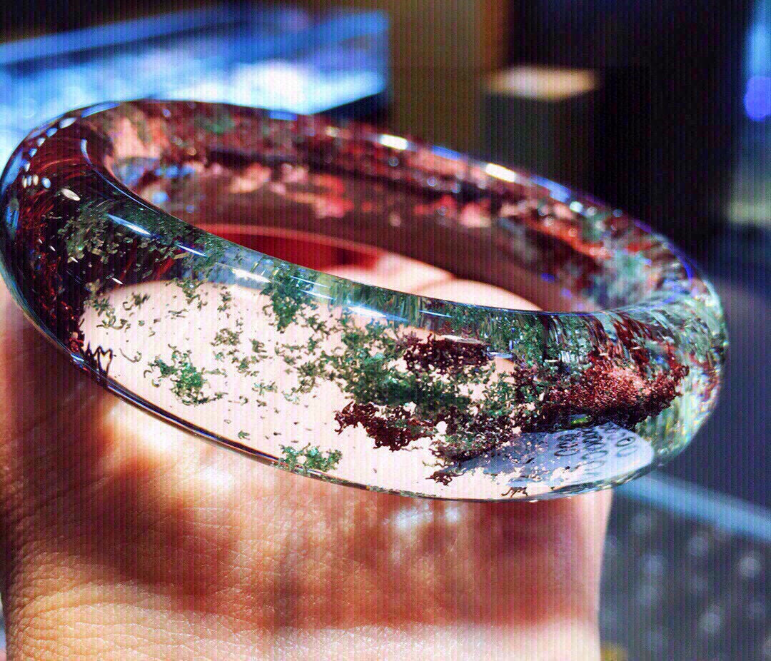 A2072 Inside Diameter 56 MM Beautiful Multi-coloured Crystal Bracelet