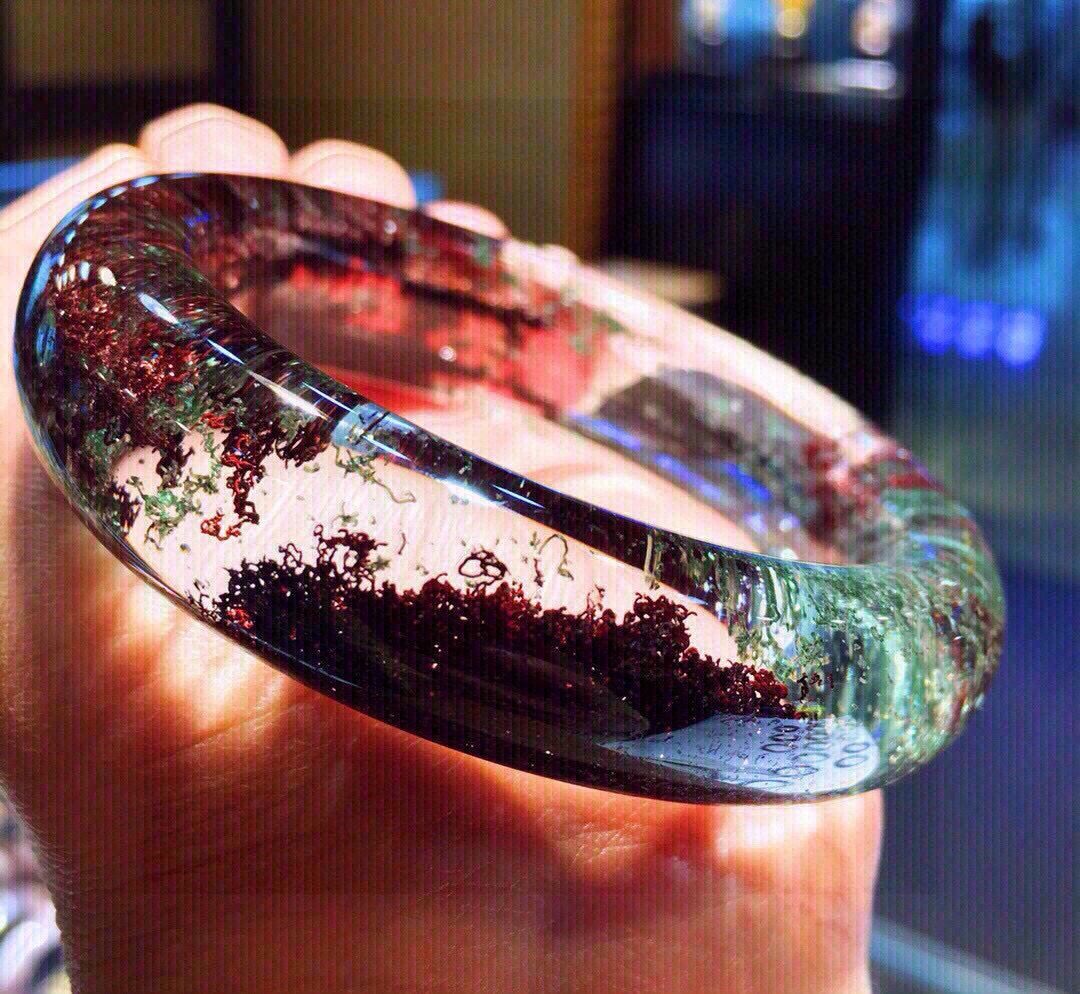 A2072 Inside Diameter 56 MM Beautiful Multi-coloured Crystal Bracelet