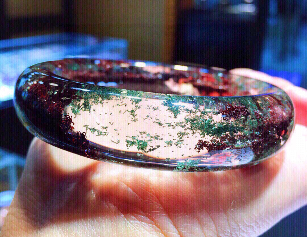 A2072 Inside Diameter 56 MM Beautiful Multi-coloured Crystal Bracelet