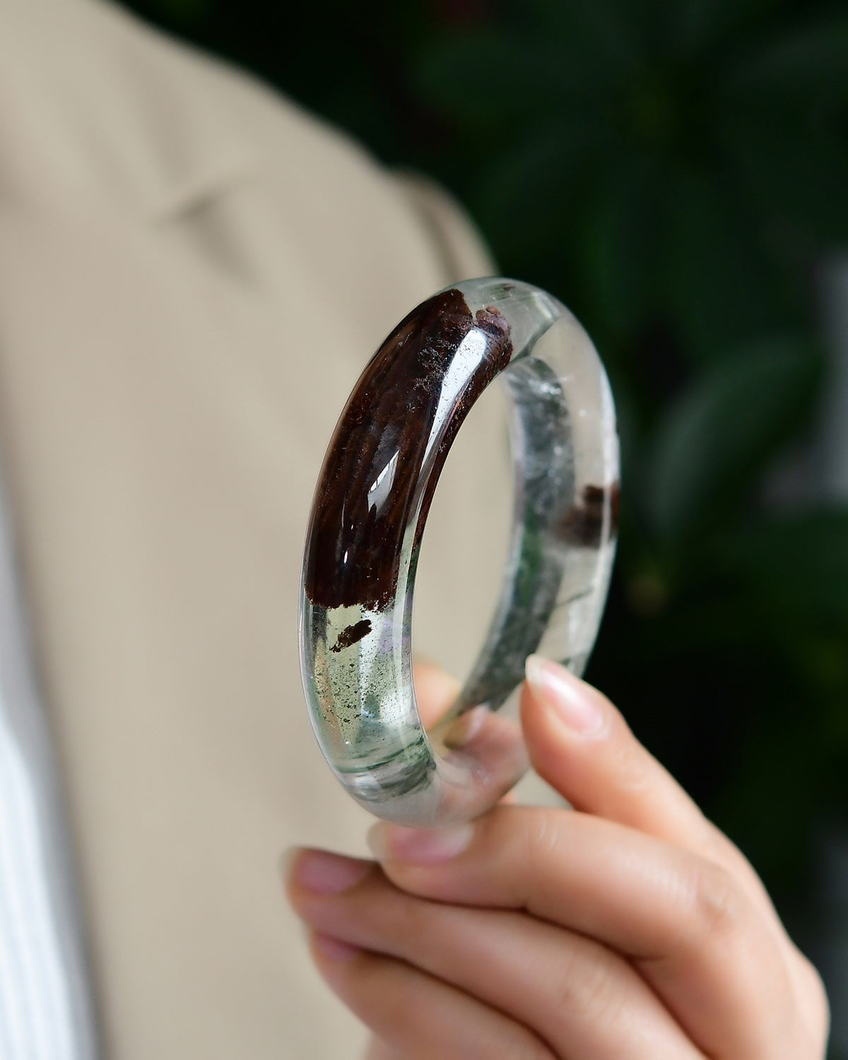 A2074 Inside Diameter 57 MM Beautiful Crystal Bracelet