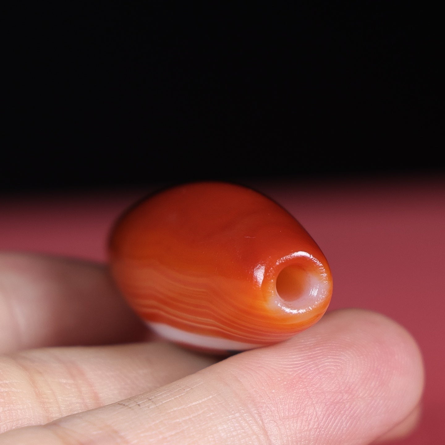 A2114 Beautiful Red Agate Lucky Pendant