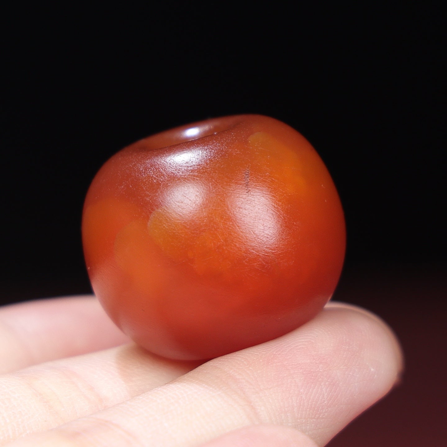A2167 Beautiful Chinese Red Agate Bead Pendant