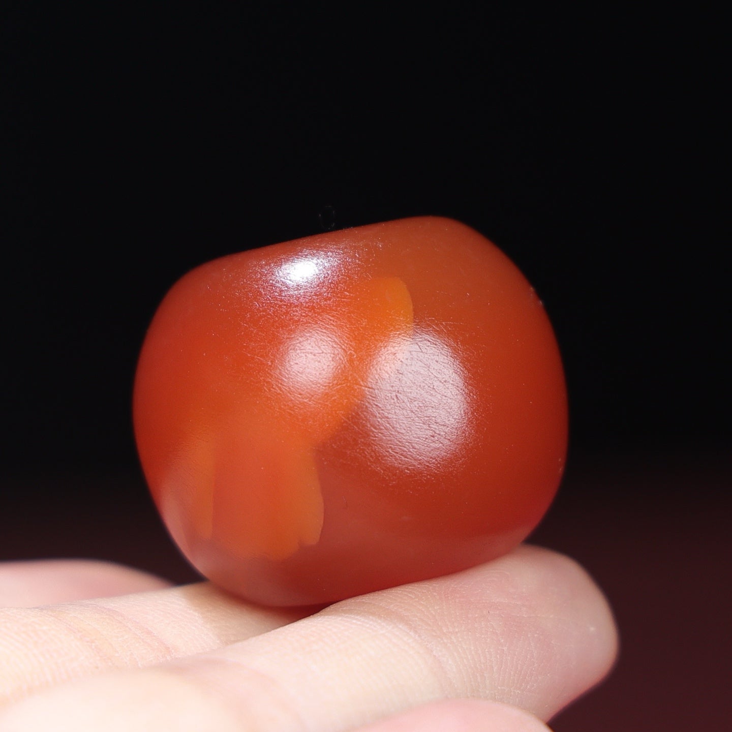 A2167 Beautiful Chinese Red Agate Bead Pendant