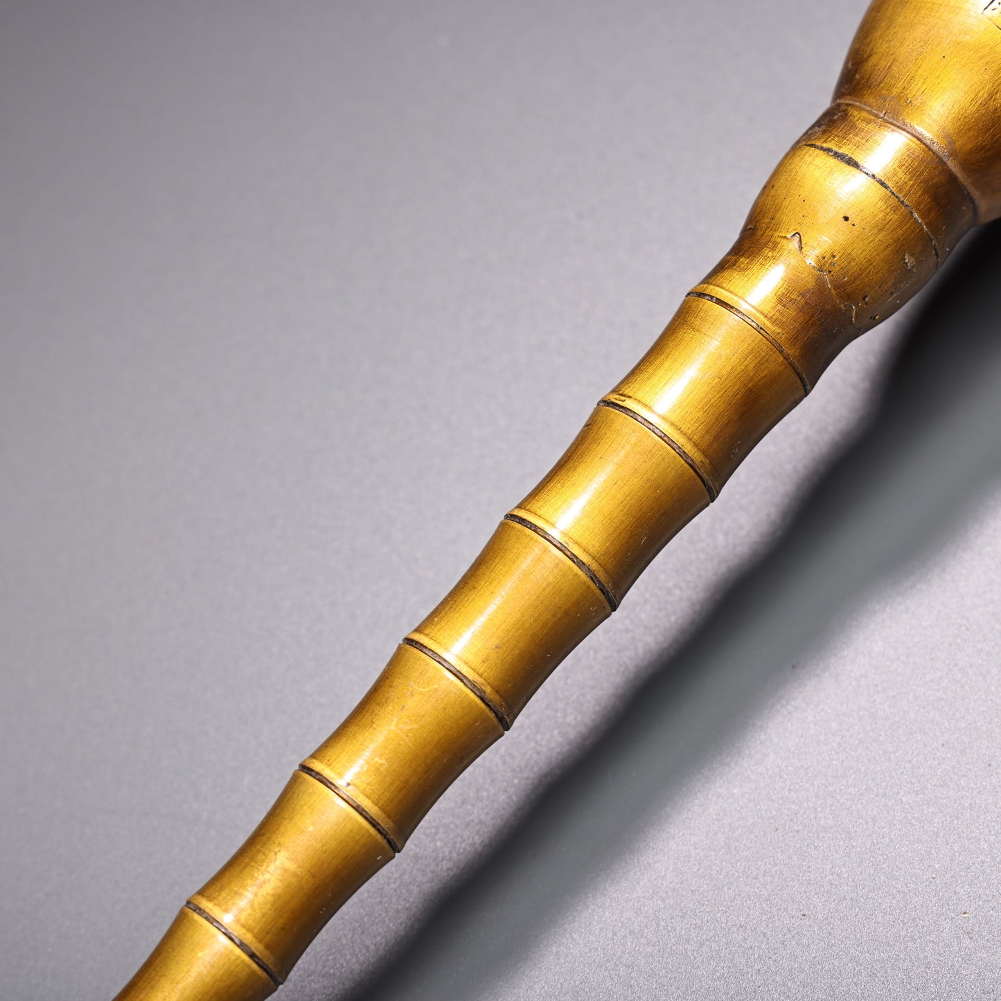 A2214 Vintage Chinese Brass Tobacco Pipe