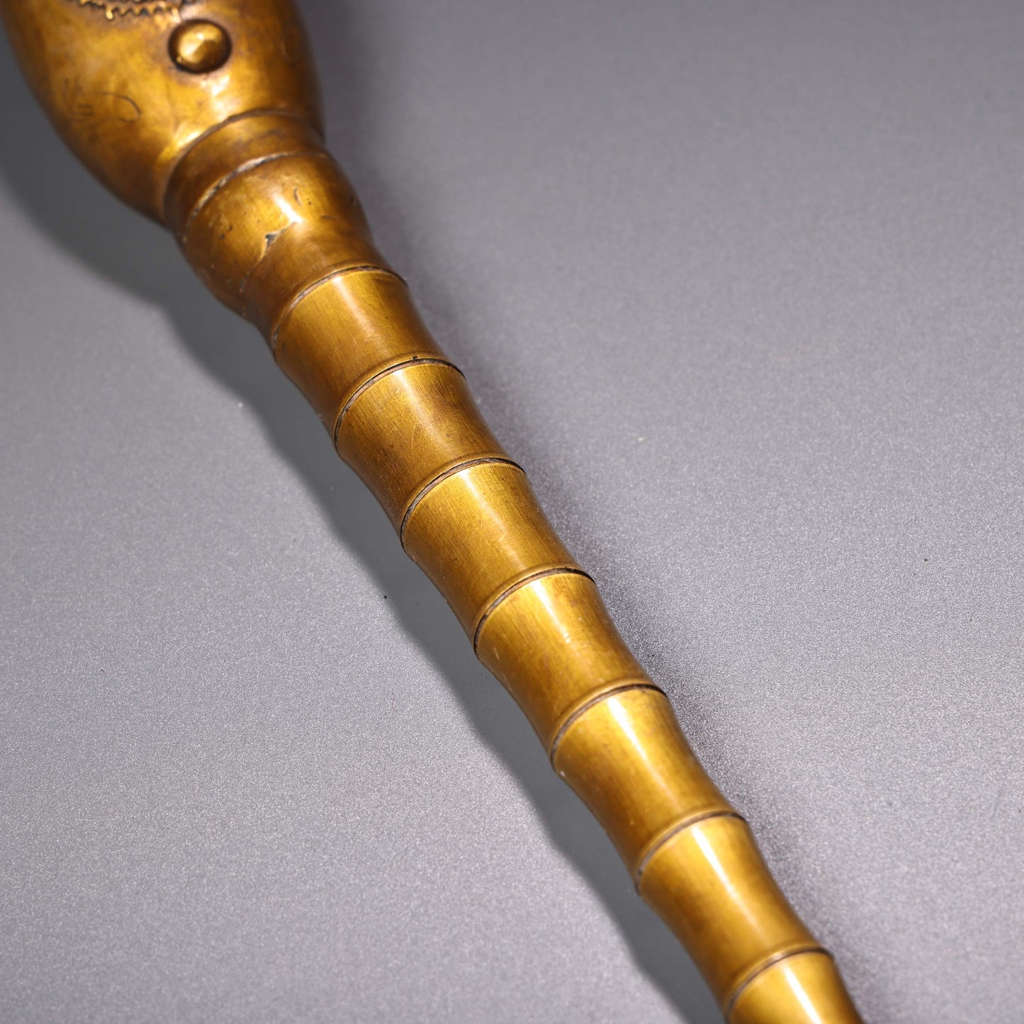 A2214 Vintage Chinese Brass Tobacco Pipe