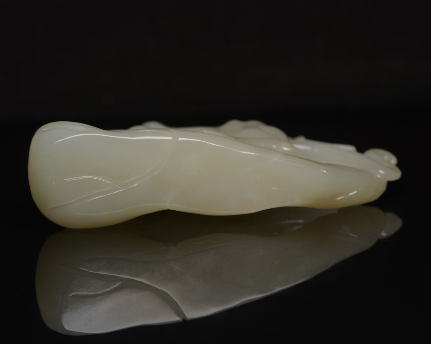 A2231 Superb Chinese Hetian Jade Carved Tiger Statue