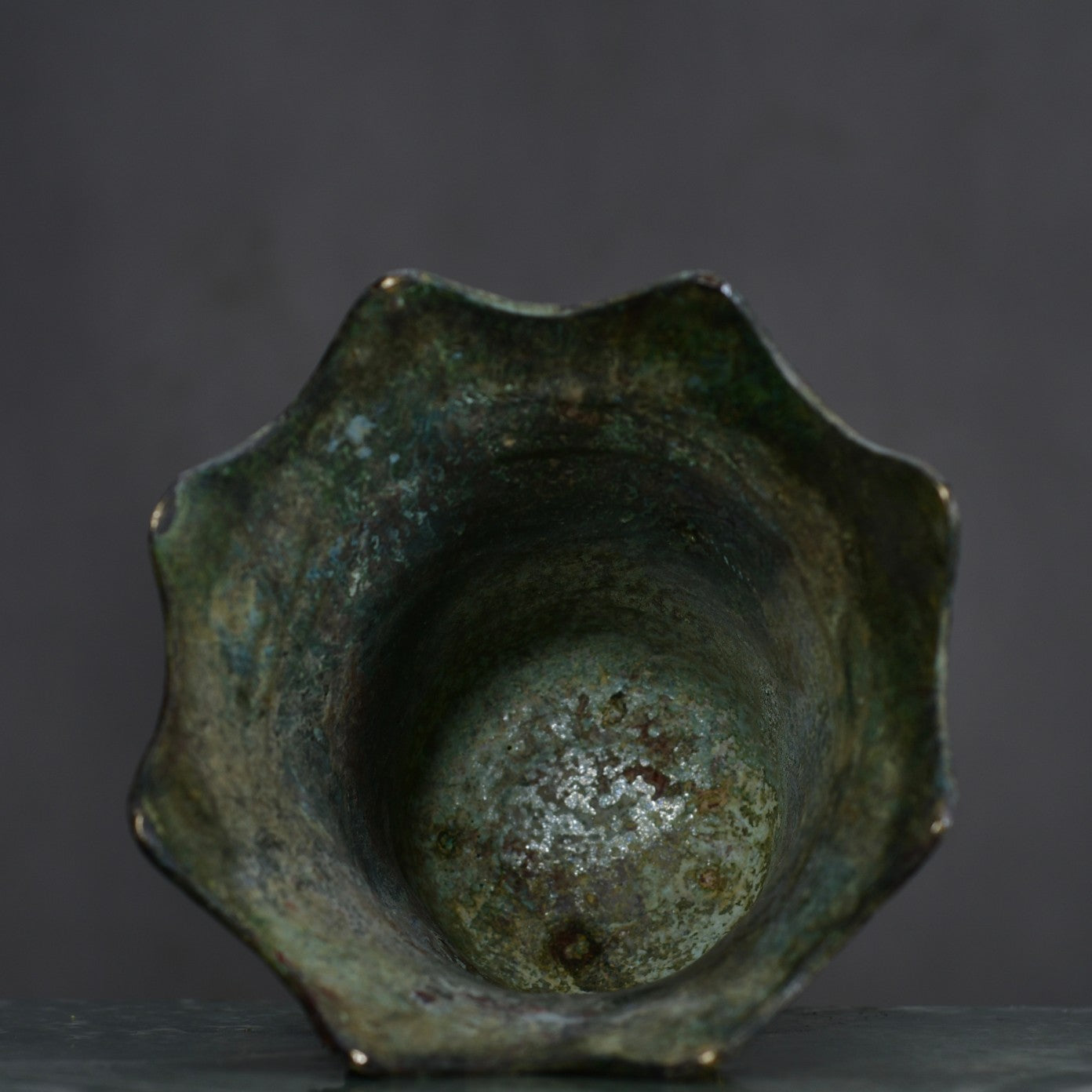A2256 Vintage Chinese Bronze Double Dragon Bell