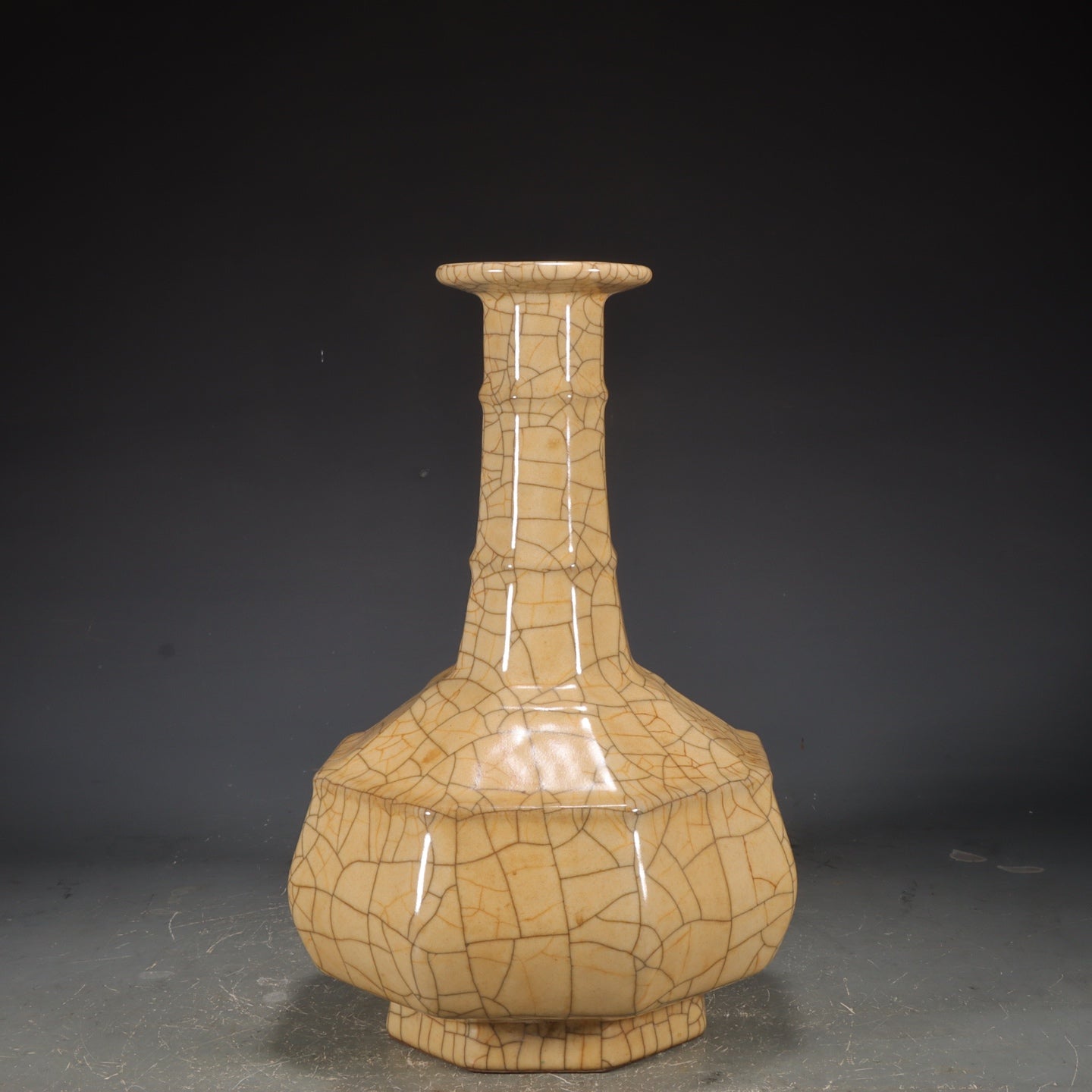 A2386 Chinese Ge Kiln Porcelain Vase