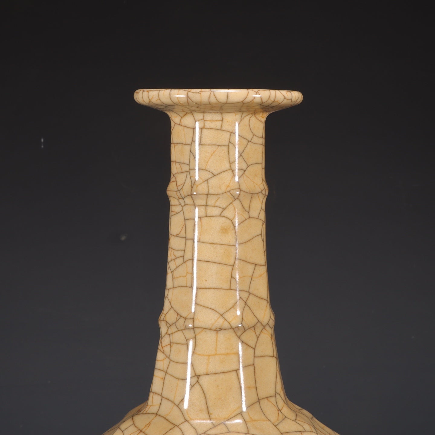 A2386 Chinese Ge Kiln Porcelain Vase