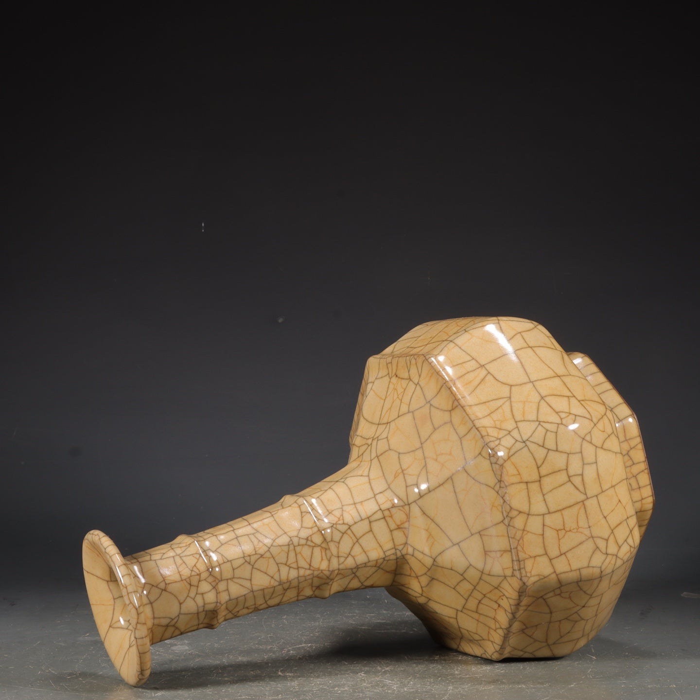 A2386 Chinese Ge Kiln Porcelain Vase