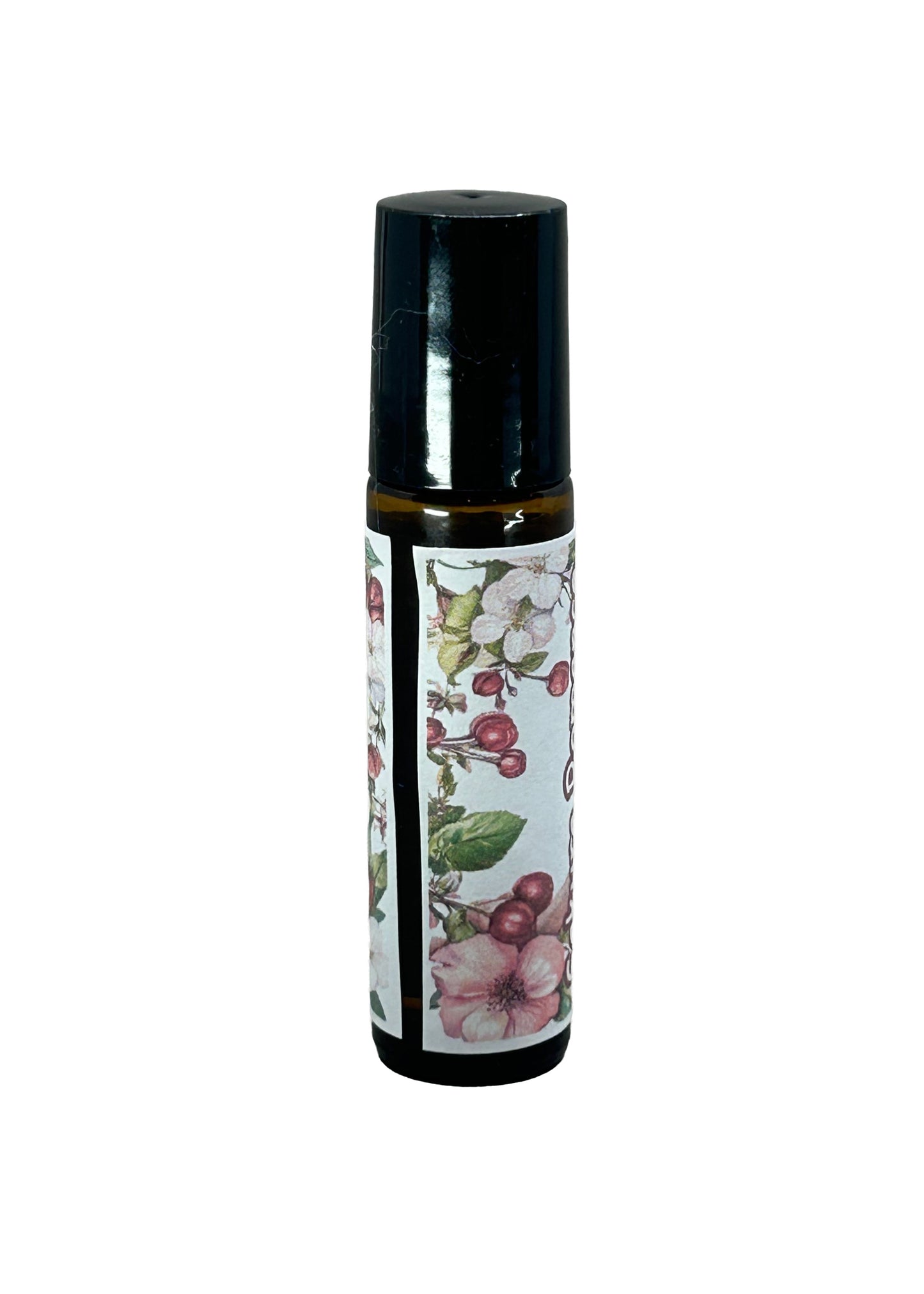 Sakura Romance Perfume Oil-Cherry Blossom Roll On Fragrance w Rose, Vanilla, Sandalwood- Natural Botanical & Alcohol-Free P010A
