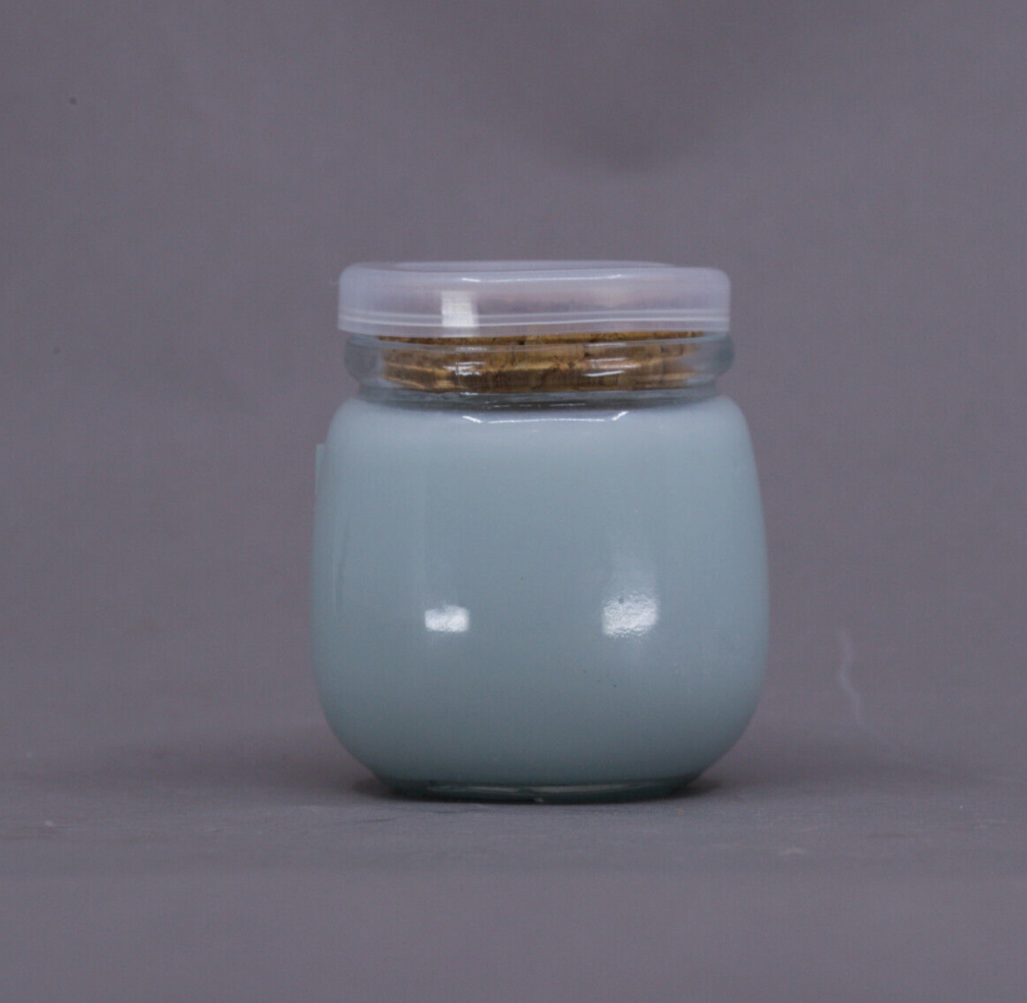 QR014 15% Green Vanilla & Lemongrass Scented Soy Wax Candle 7oz Jar