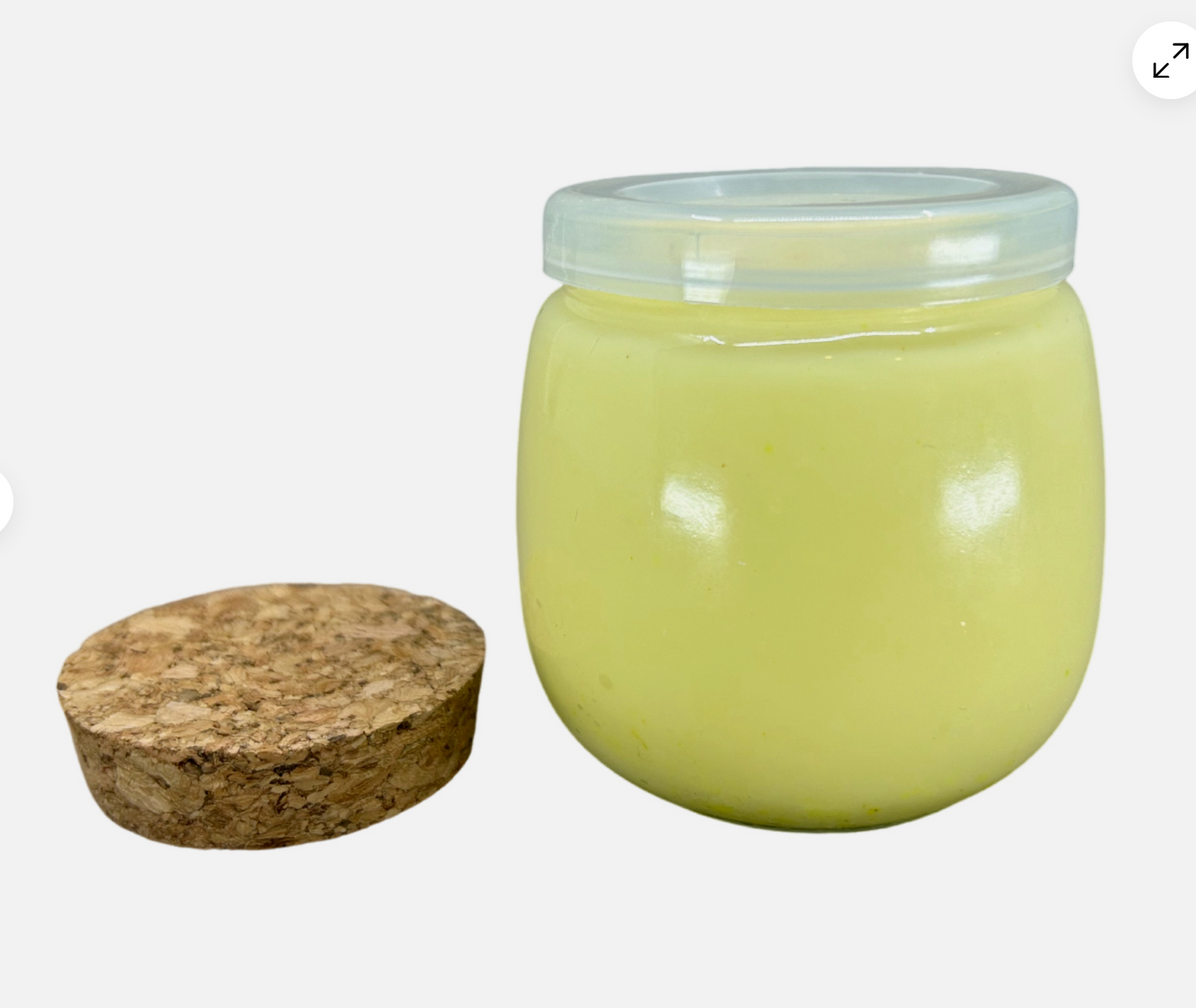 QR017 15% Yellow Lemon Scented Soy Wax Candle 7oz Jar