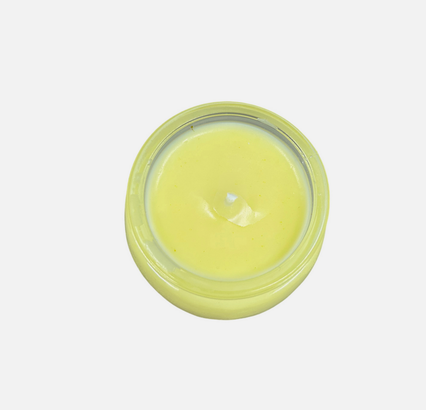QR017 15% Yellow Lemon Scented Soy Wax Candle 7oz Jar