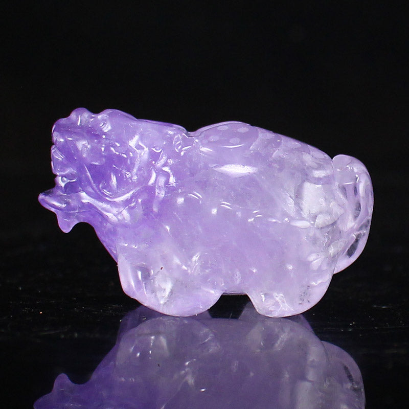 Beautiful Amethyst Dragon Turtle Pendant