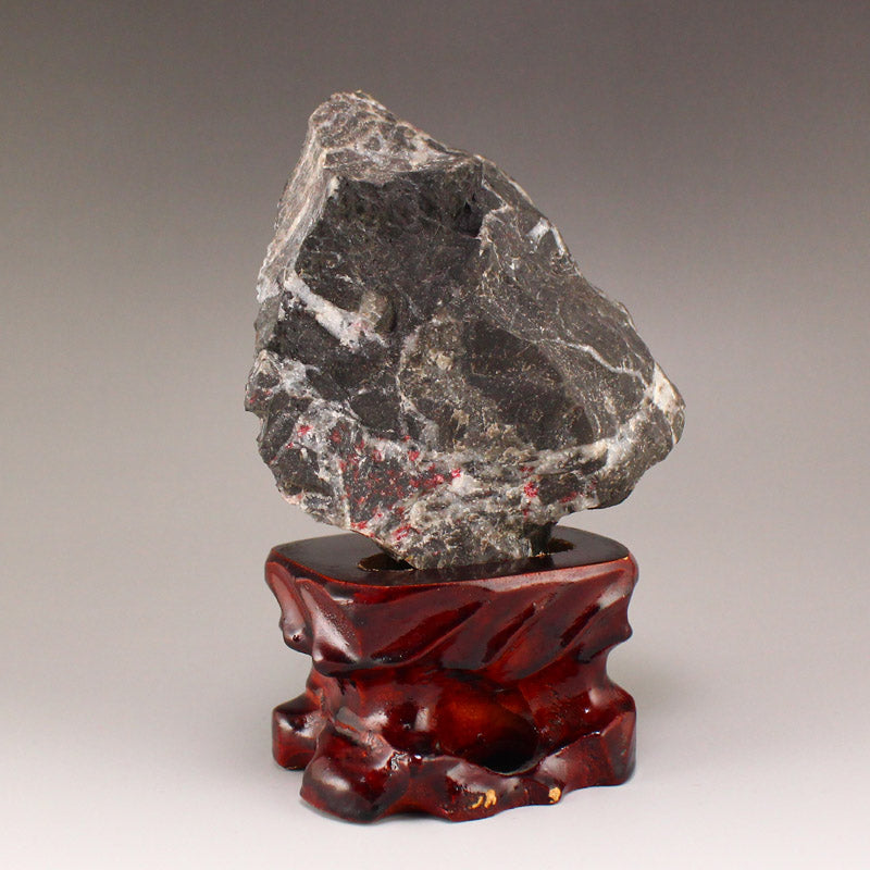 Chinese Natural Cinnabar Stone Original Stone Statue