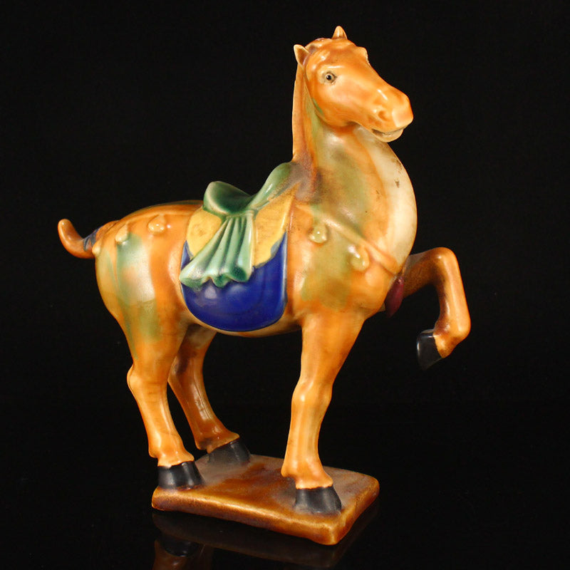 Tang Sancai Horse Porcelain Statue