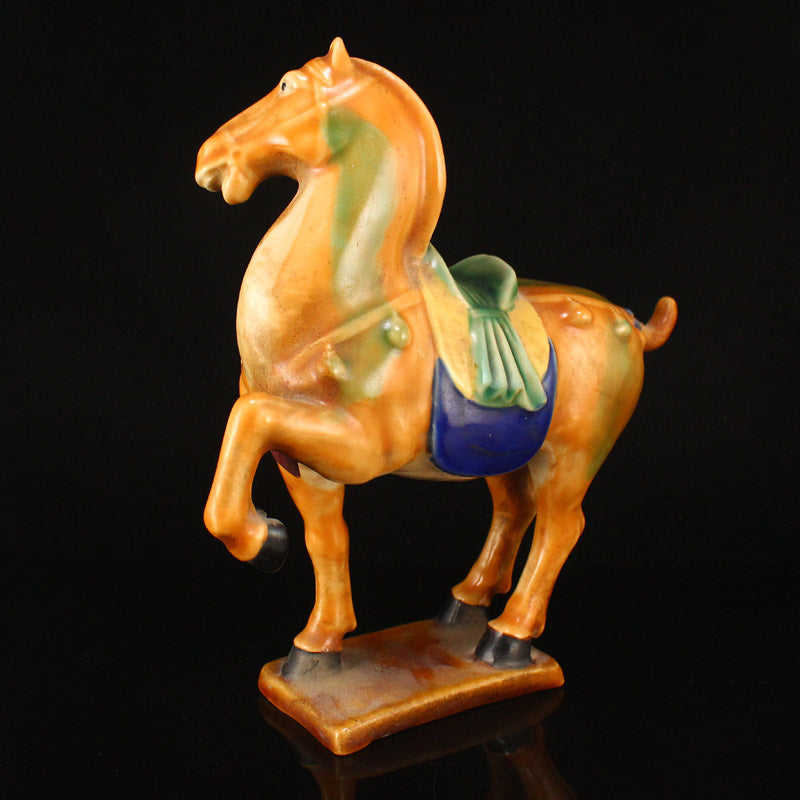 Tang Sancai Horse Porcelain Statue