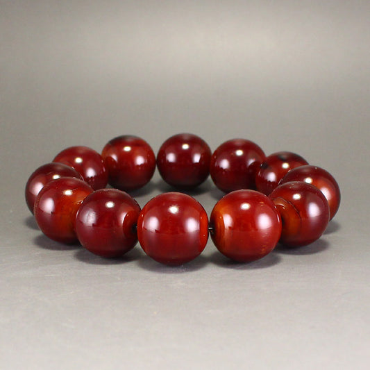 Chinese Ox Horn Beads Bracelet