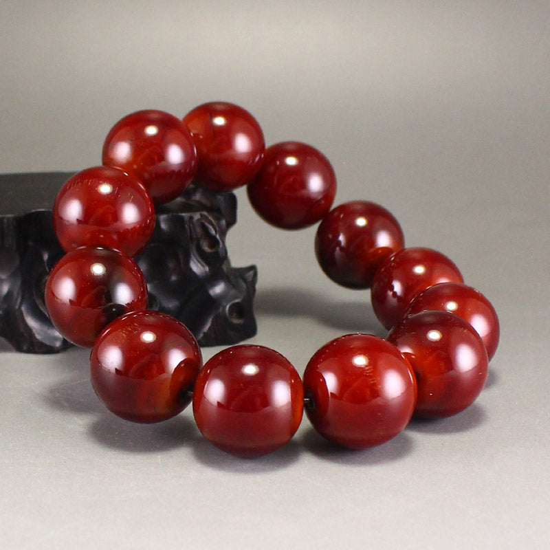 Chinese Ox Horn Beads Bracelet