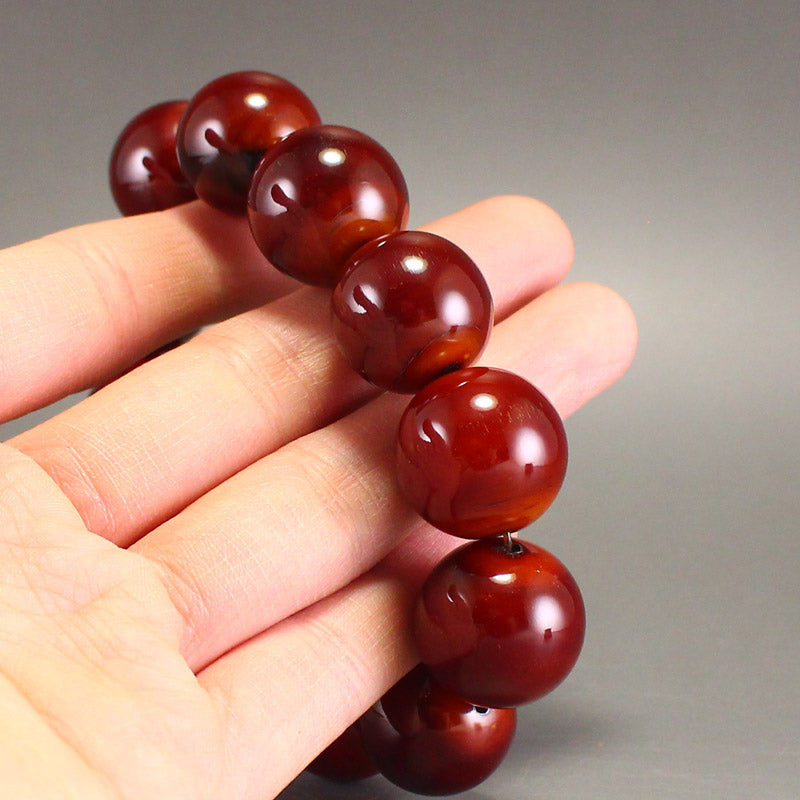 Chinese Ox Horn Beads Bracelet