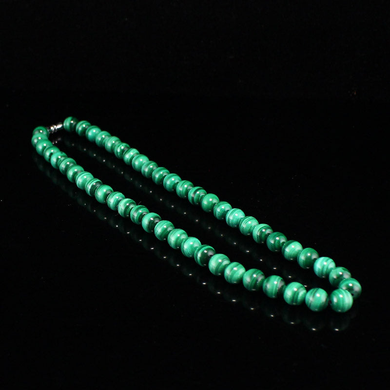 8MM Bead Turquoise Beads Necklace