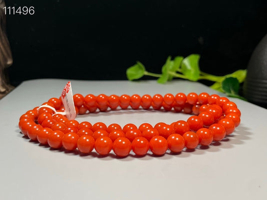 A1769 Beautiful Nanhong Agate Beads Necklace