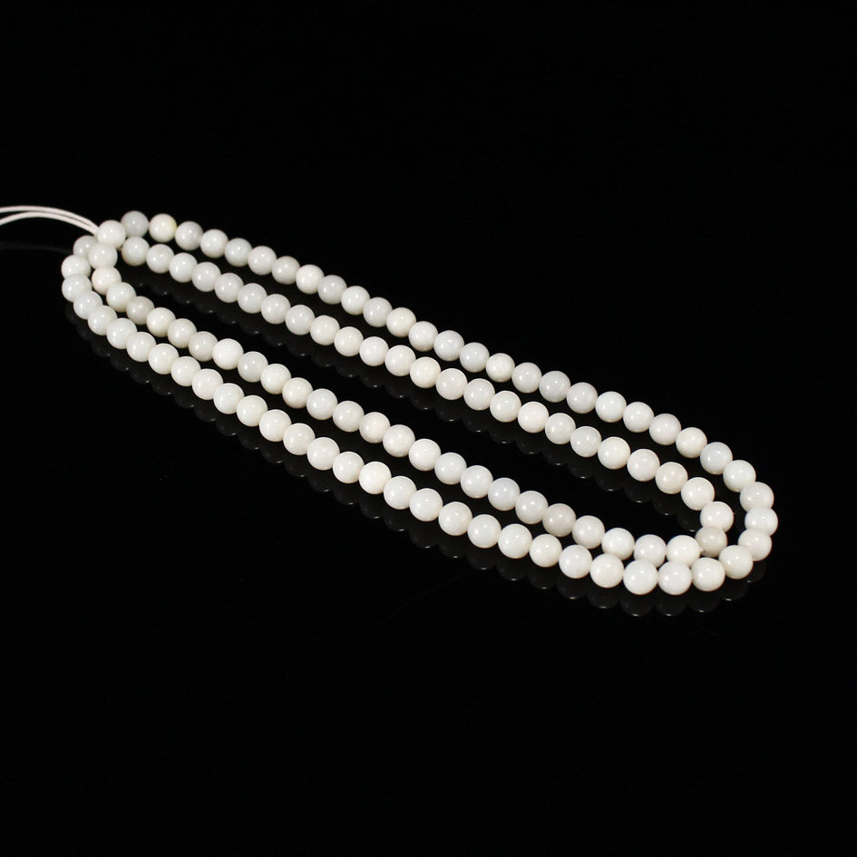 White Jade Beads Necklace