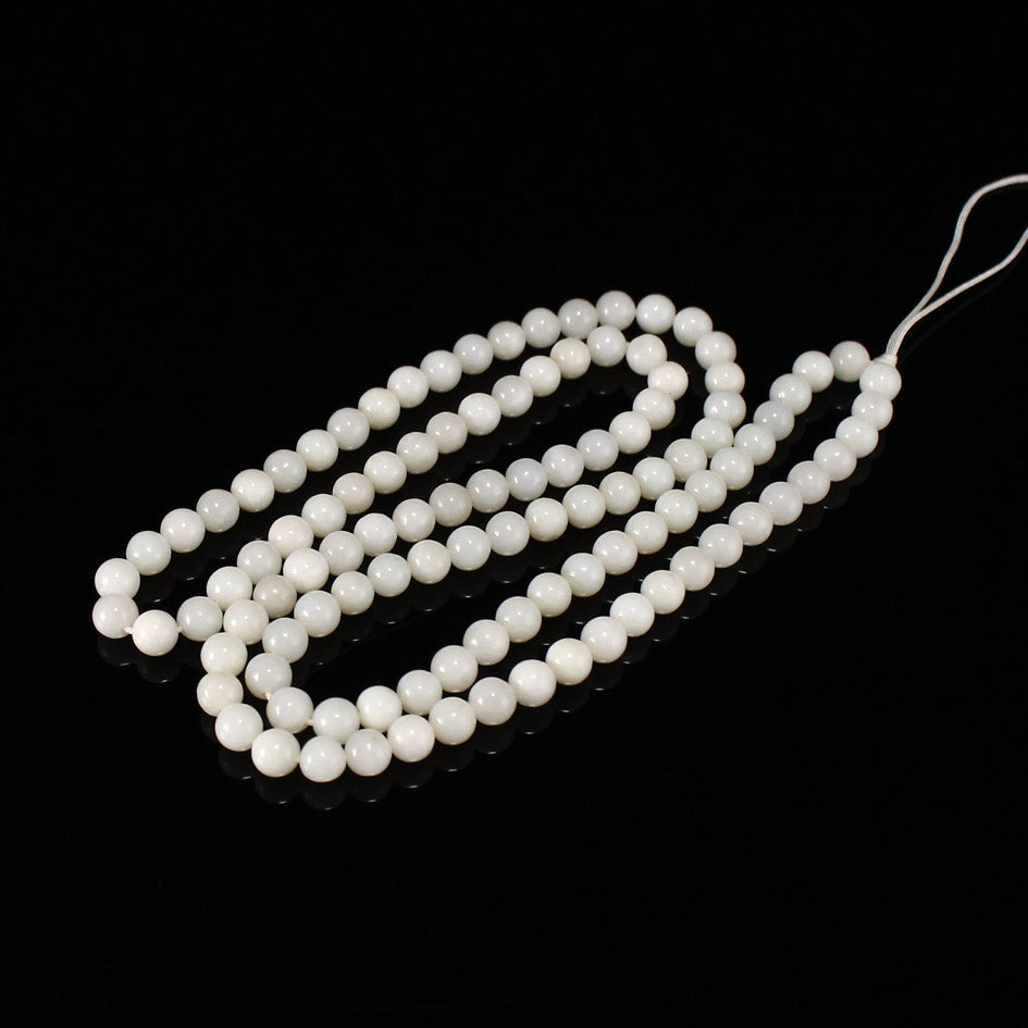 White Jade Beads Necklace