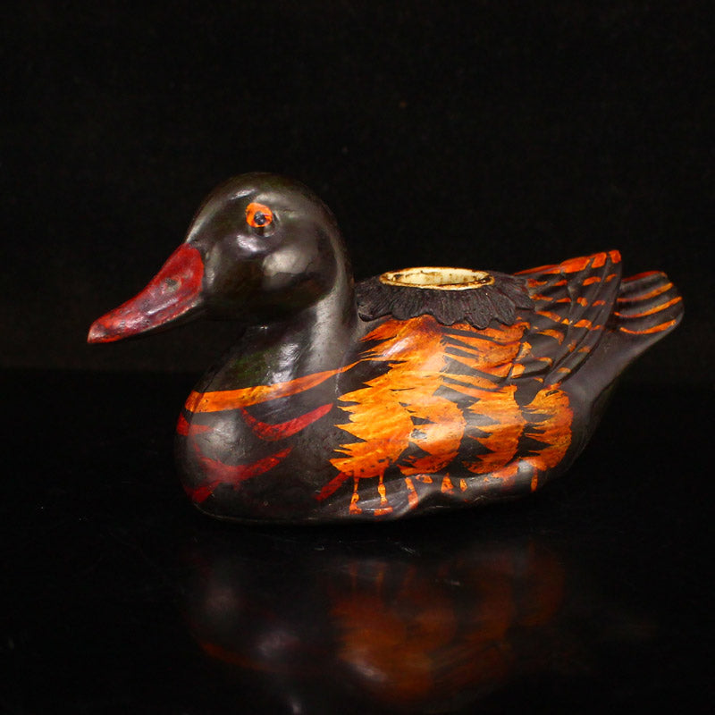 Old Chinese Lacquerware Duck Ink Tank