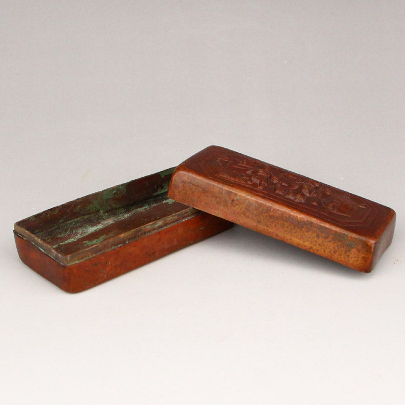 Vintage Copper Ink Box