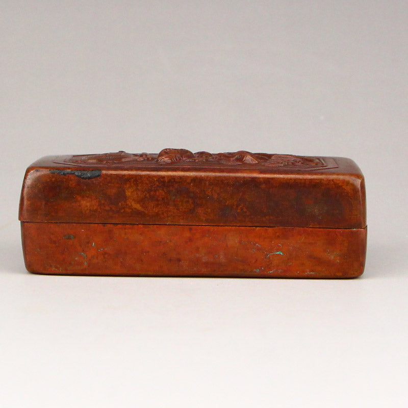 Vintage Copper Ink Box