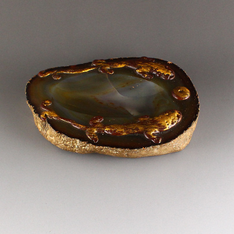 Vintage Agate Chi Dragon Inkstone