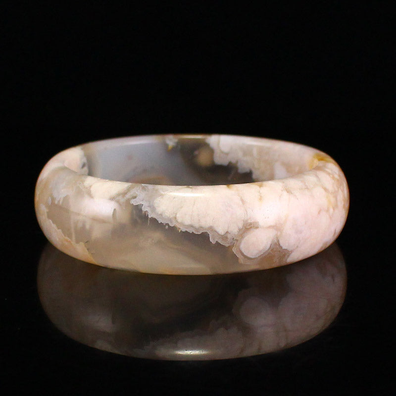 Inside Diameter 56 MM Shuicao Agate Bracelet w Certificate