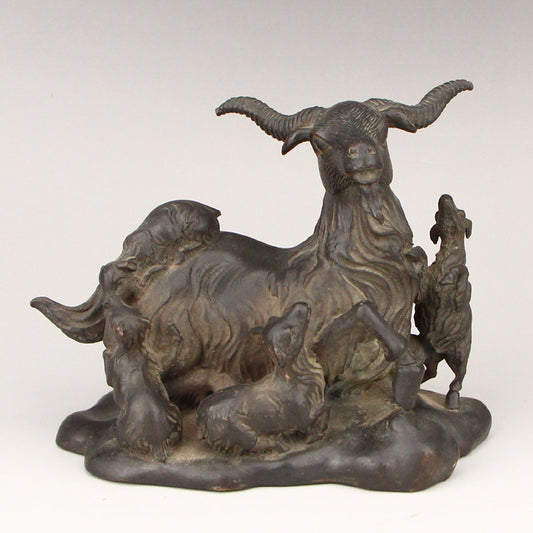 Chinese Bronze Fortune Sheep Statue