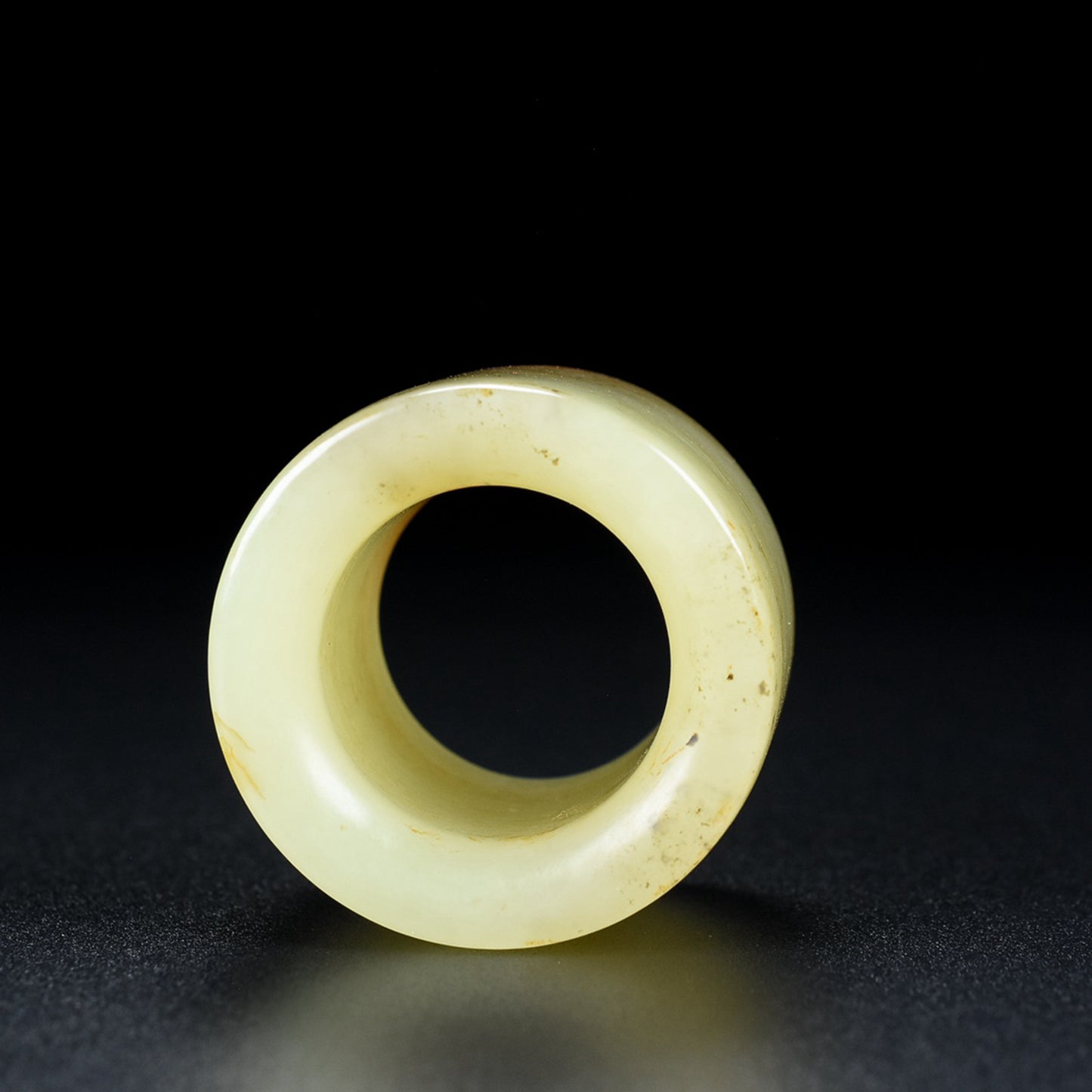 Old Chinese Hetian Jade Thumb Ring