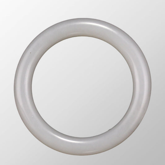 Inside Diameter 57 mm Chinese Natural White Hetian Jade Bracelet