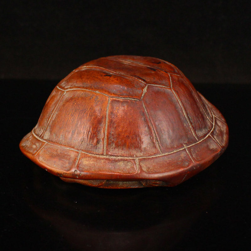 Chinese Bamboo Long Life Turtle Statue