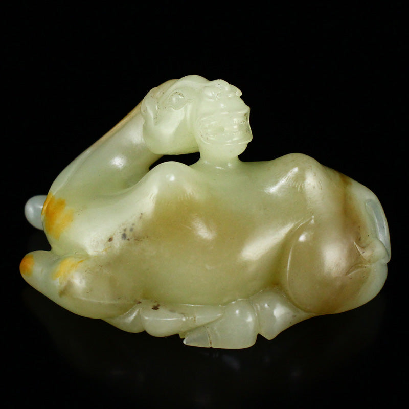 Chinese Hetian Jade Camel Statue